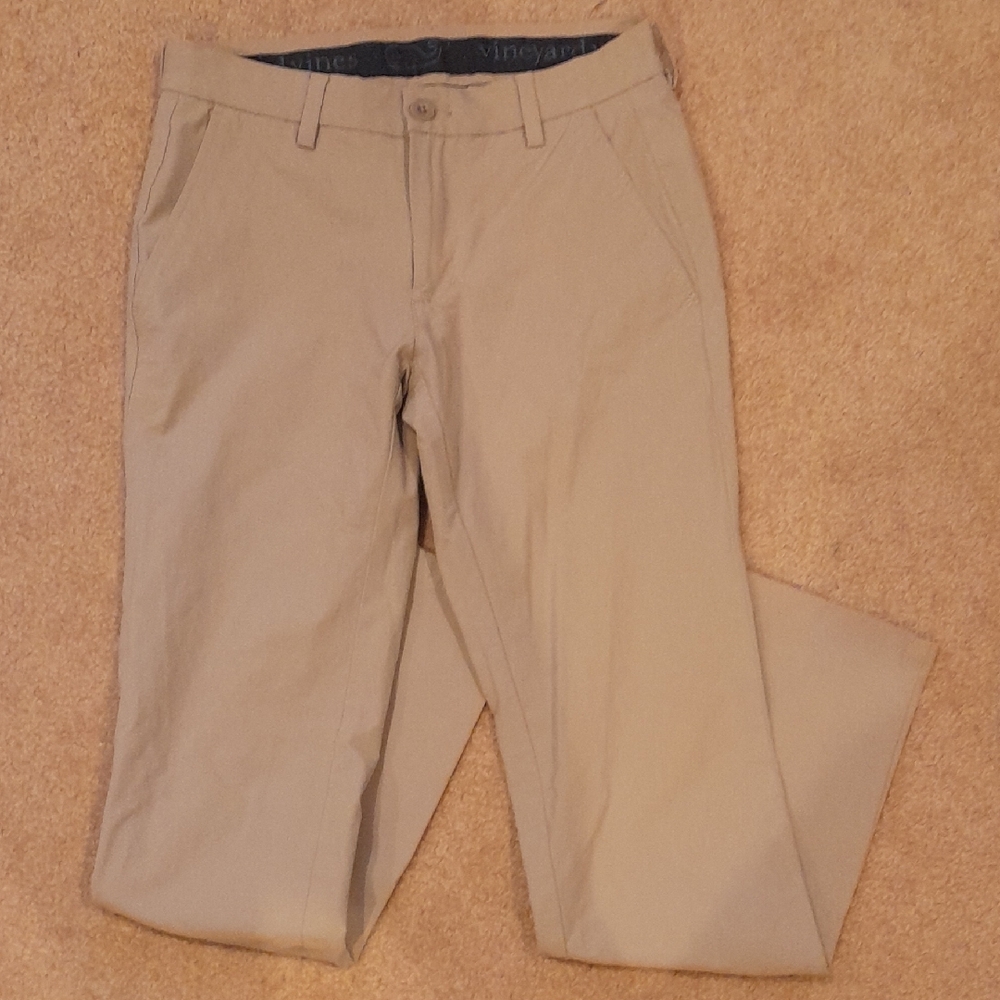 Men's Tan Pants Vineyard Vines Performance, 28x32